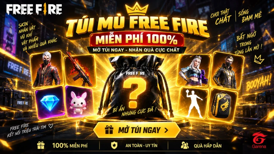 TÚI MÙ FREE FIRE MIỄN PHÍ