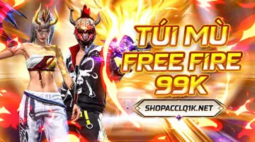 TÚI MÙ FREE FIRE 99K - phần thưởng 1